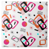 1モダン世紀の幾何学模様 タイル (正面)