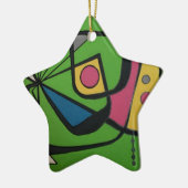 1モダン世紀の抽象芸術番号4 セラミックオーナメント (左)