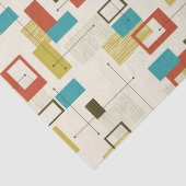 1モダン世紀中葉の色の幾何学模様 薄葉紙 (詳細)