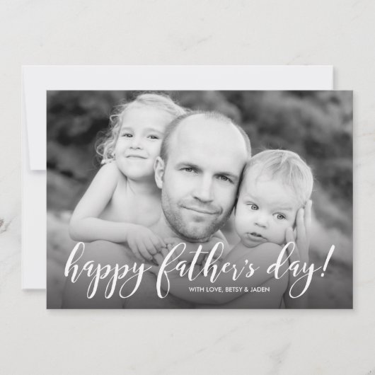 1モダン枚の父の日用カード カード (正面)