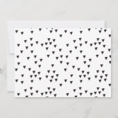 1モダン歳ミニマル誕生日フォトバースデーパーティー 招待状 (裏面)