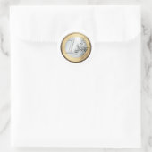1ユーロ硬貨 ラウンドシール (バッグ)