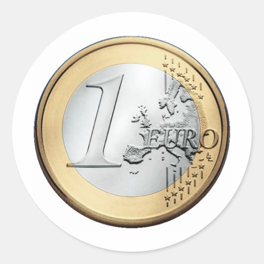 1ユーロ硬貨 ラウンドシール (正面)