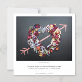 1ヨハネ1:9神の約束SCRIPIX磁気カード マグネット招待状 (正面)