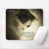 1ヨハネ1:9赦しに忠実 マウスパッド (マウス)