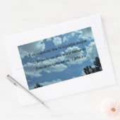 1ヨハネ1:9 長方形シール (封筒)