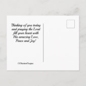 1ヨハネ3:1素晴らしは父が私たちに惜しみなく与えた ポストカード (裏面)