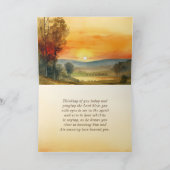 1ヨハネ3:16イエスは私たちのために命を捨てた カード (内部)