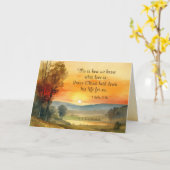 1ヨハネ3:16イエスは私たちのために命を捨てた カード (黄色い花)