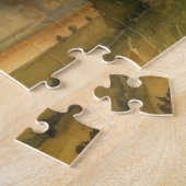 1ヨハネ3:16イエスは私たちの聖書のために彼の命を置いた ジグソーパズル (側面)