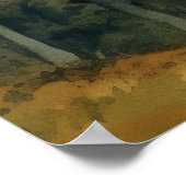 1ヨハネ3:16イエスは私たちの聖書のために彼の命を置いた ポスター (角)