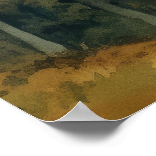 1ヨハネ3:16イエスは私たちの聖書のために彼の命を置いた ポスター (角)