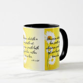 1ヨハネ3:6 KJV聖書の詩Pic 2トーン マグカップ (正面右)
