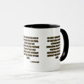 1ヨハネ3:8 KJV聖書聖なる書物、 経典2トーン マグカップ (正面右)