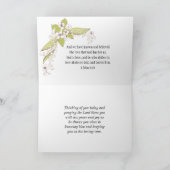 1ヨハネ4:16神は愛フローラリースかわいい鳥 シーズンカード (内部)