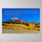 1ヨハネ4:18 ポスター (正面)