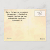 1ヨハネ4:19わたしたちは彼を愛する ポストカード (裏面)