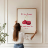 1ヨハネ4 19クリスチャンウォールアートプリント ポスター