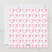 1ヨハネ4:19バレンタインデー水の色ハート シーズンカード (裏面)