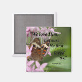 1ヨハネ4:19 マグネット (正面/裏面)