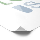 1ヨハネ4:19 私たちが愛するのは、彼がまず私たちを愛してくれたから ポスター (角)