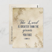 1ヨハネ4 4あなたがたの中にいる者は聖書素晴らしの節である ポストカード (正面/裏面)