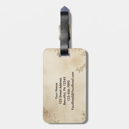 1ヨハネ4 4主は巨大なバイブル素晴らしよりもも優れている ラゲッジタグ (裏面縦)