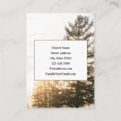 1ヨハネ4:4素晴らしはあなた教会のイベント 名刺 (裏面)