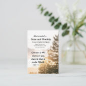 1ヨハネ4:4素晴らしはあなた教会のイベント 名刺 (スタンド正面)