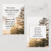 1ヨハネ4:4素晴らしはあなた教会のイベント 名刺 (正面/裏面)