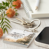 1ヨハネ4:4素晴らしは、あなたがたの内にある者である キーホルダー (正面右)