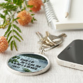 1ヨハネ4:4素晴らしは、あなたがたの内にある者 キーホルダー (側面)