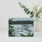 1ヨハネ4:4素晴らしは、あなたがたの内にある者 シーズンポストカード (スタンド正面)