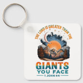 1ヨハネ4:4 キーホルダー (正面)