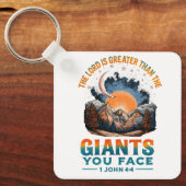 1ヨハネ4:4 キーホルダー (正面)