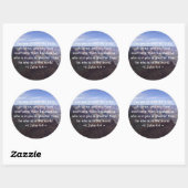 1ヨハネ4:4 ラウンドシール (シート)