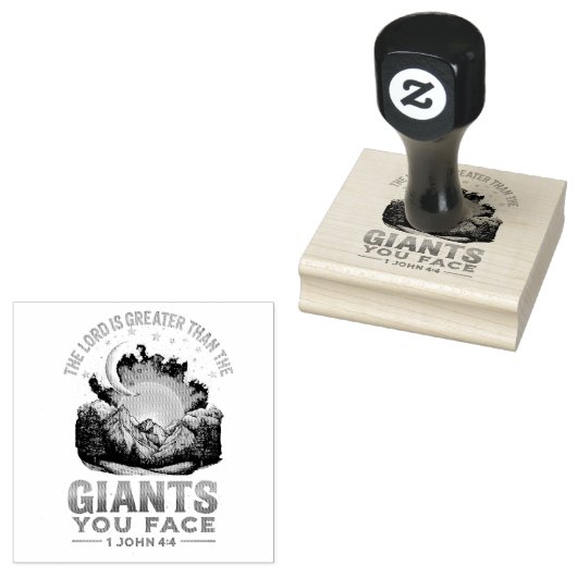 1ヨハネ4:4 ラバースタンプ (押印)
