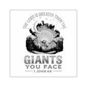 1ヨハネ4:4 ラバースタンプ (インプリント)