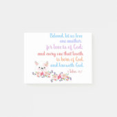 1ヨハネ4:7 聖書の言葉 ポストイット (正面)