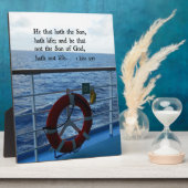 1ヨハネ5:12子を持つ者は、命を持つ。 フォトプラーク (側面)