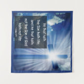 1ヨハネ5:12 タペストリー (正面(横))