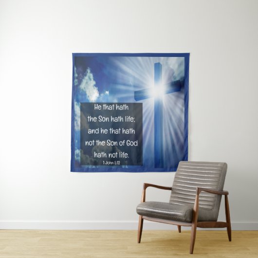 1ヨハネ5:12 タペストリー (インサイチュ)