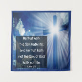 1ヨハネ5:12 タペストリー (正面)