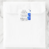 1ヨハネ5:14聖書の言葉 スクエアシール (バッグ)