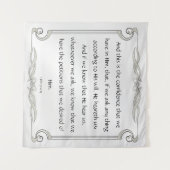 1ヨハネ5:14-15 タペストリー (正面(横))