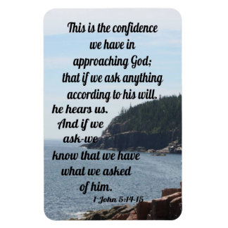 1ヨハネ5:14-15 マグネット