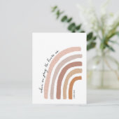 1ヨハネ5:15 - Boho Rainbow ポストカード (スタンド正面)