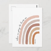 1ヨハネ5:15 - Boho Rainbow ポストカード (正面/裏面)