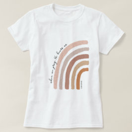1ヨハネ5:15 - Boho Rainbow Tシャツ