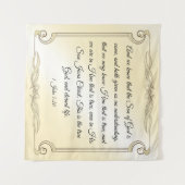 1ヨハネ5:20 タペストリー (正面(横))